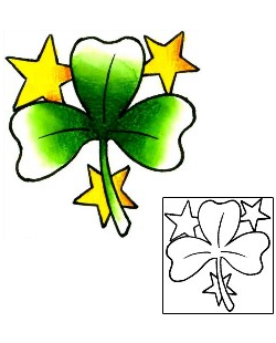 Clover Tattoo Plant Life tattoo | x1F-00091