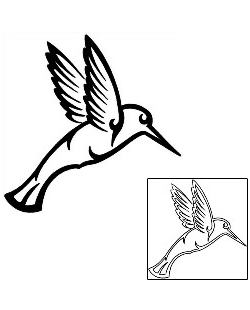 Hummingbird Tattoo Animal tattoo | x1F-00122