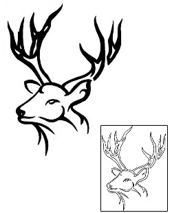Deer Tattoo Tattoo Styles tattoo | x1F-00132