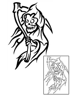 Reaper Tattoo Tattoo Styles tattoo | x1F-00163